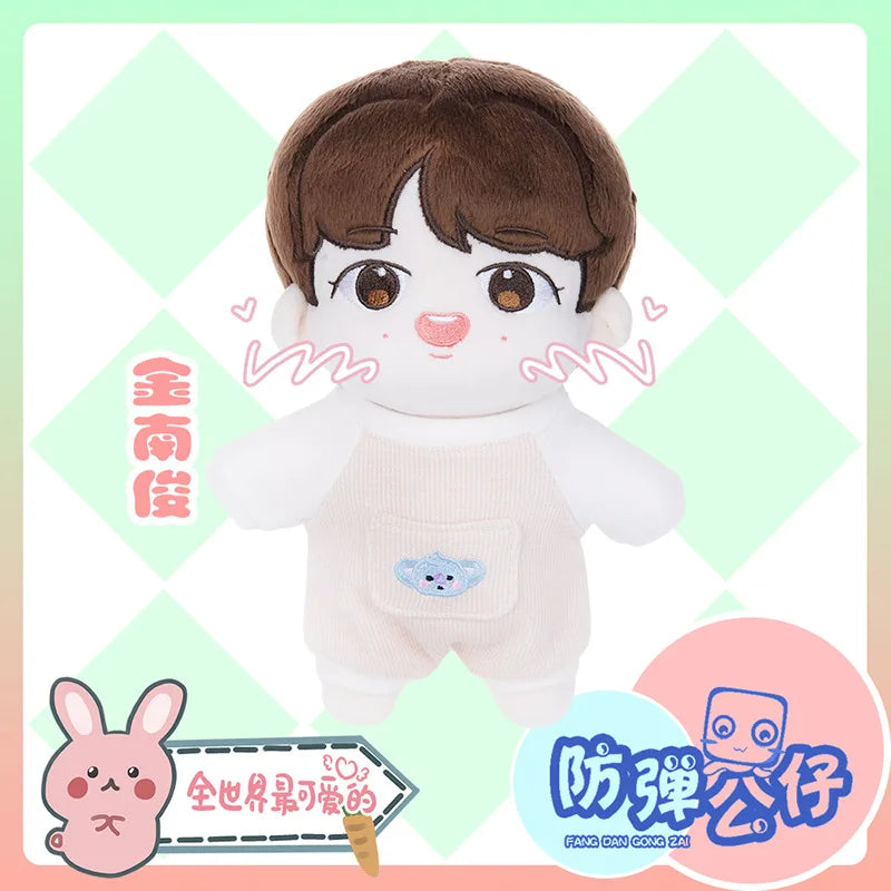 Kawaii Korean Male Star Cartoon Surrounding Combination Plush Toy Cute Doll Dress-up Doll Children's Birthday Gift