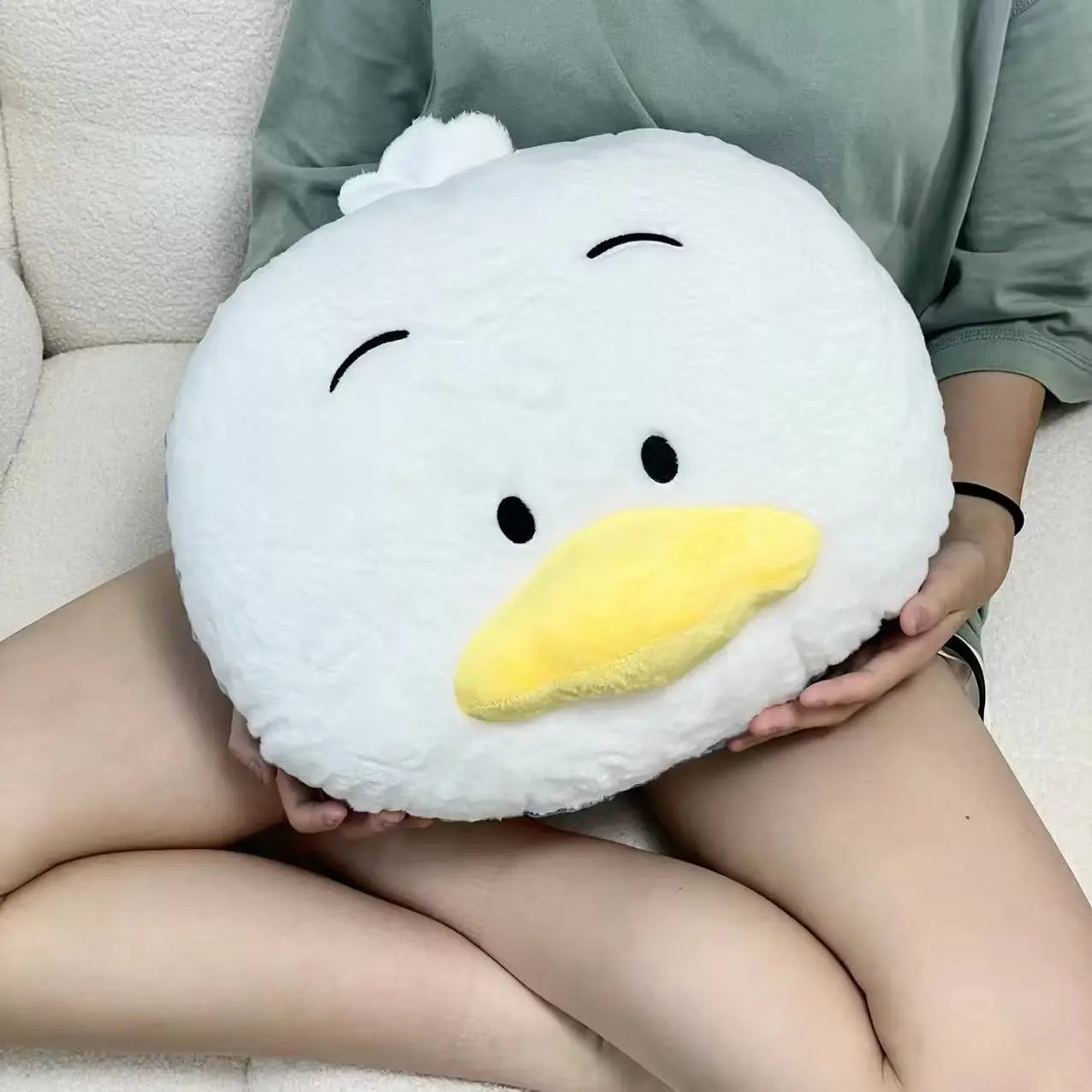 Japanese Anime Sanrio Pekkle Plush Toy Cute Stuffed Animal Cartoon Duck Pillow Blanket Cushion Home Decor Plush Doll Xmas Gifts