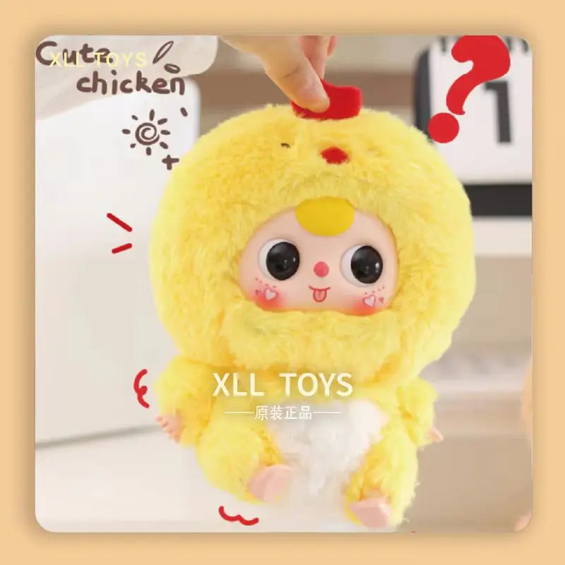 New In Stock Genuine Blind Box Baby Three Chinese Zodiac Model Series Plush Cute Doll Desktop Accessories Kids Toys Girl Xmas