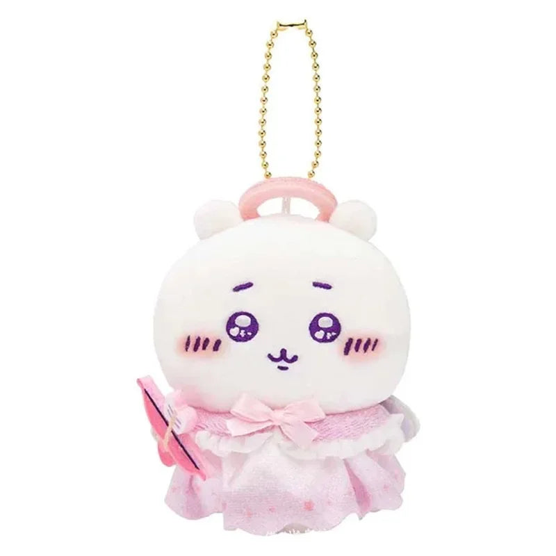 Chiikawa Plush Cute Car Keychain Hachiware Children's Creative School Bag Pendant USAGI Animation Peripheral Holiday Gift