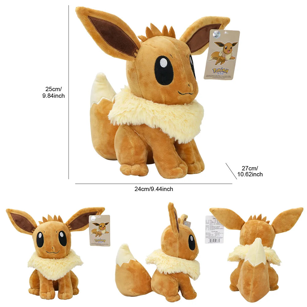 ORIGINAL Pokemon Eevee Umbreon Espeon Sylveon Leafeon Glaceon Plush Toy Cute Stuffed Dolls Cartoon Birthday Christmas Gift Kids