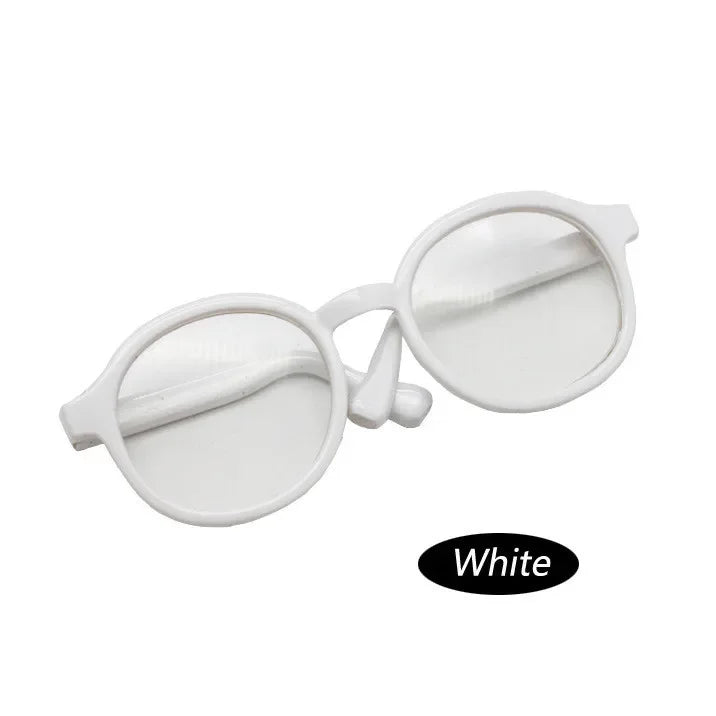 6.5cm 9cm Transparent Plastic Glasses For 1/8 1/6 1/3 1/4 BJD for Labubu MSD SD Plush for EXO Doll sunglasses