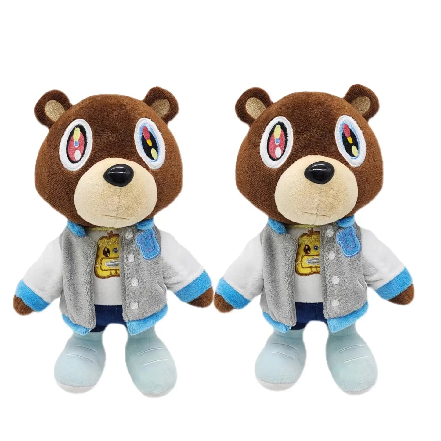 Cool Kanye Teddy Bear, Dropout Plush Toy, West Graduation, Soft Plush Room Decoration, Birthday Gift, New Arrivals, 26cm,