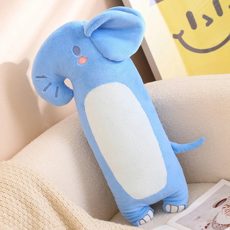 Long 60CM Huggable Super Soft Stuffed Animals Sleeping Pillow Plush Elephant&Deer&Foxes Toys Cushion Kids Appease Peluche