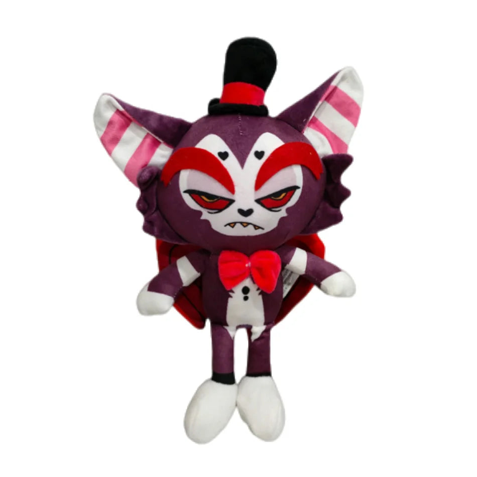 New Alastor Plush Adam Hazbined Cos Hotels Soft Stuffed Costume Cute Plushie Figure Hells For Children Kids Christmas Gift