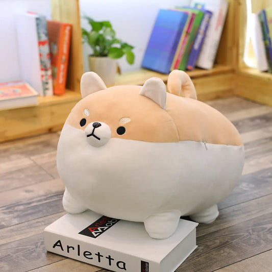 30CM Cute Fat Shiba Inu Dog Plush Toy Stuffed Soft Animal Pillow Cushion For  Birthday Xmas Gifts