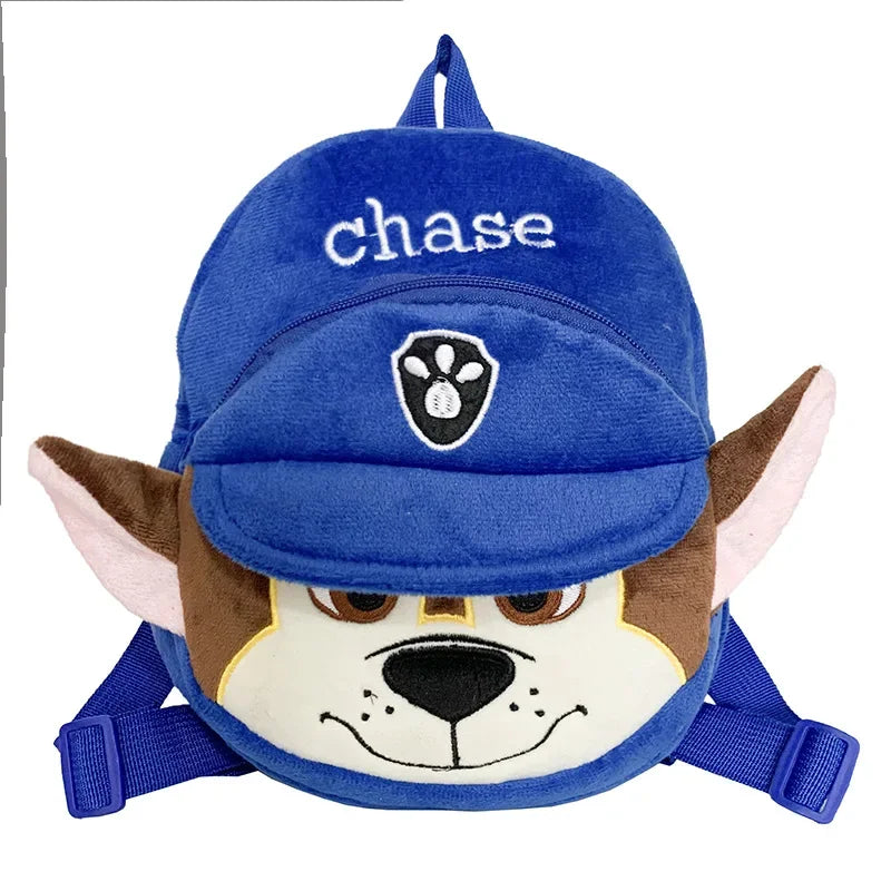 Paw Patrol Children's Plush Backpack Cartoon Puppy Dog Skye Chase Marshall Kindergarten School Bag for Kids Baby Boys Girls Gift