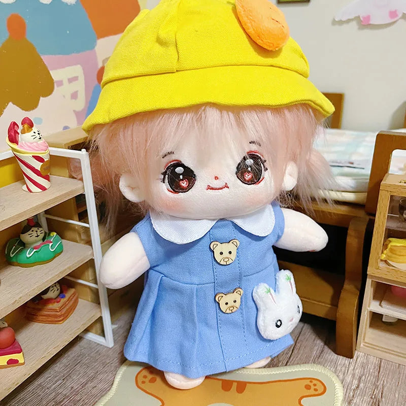 20cm IDol Doll Anime Plush Cotton Dolls with Clothes Cute Stuffed Star Figure Doll Toys Plushies Toys Fans Collection Gifts