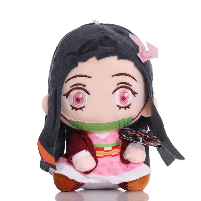 Demon Slayer Plush Stuffed Toys Tsugikuni Yoriichi Tsugikuni Michikatsu Akaza Anime Cartoon Figure Doll Children's Birthday Gift