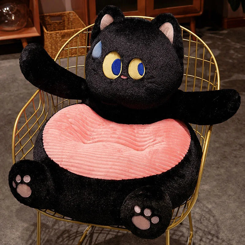 Cartoon Lovely 45cm Big Eyes Cats Rabbit Dog Kids Sofa Chair Plush Toys Seat Baby Nest Sleeping Bed Adult Pillow Stuffed Cushion