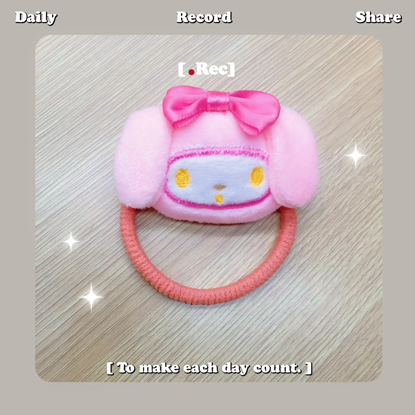 2024 New Sanrio Plush Hair Band Toy Cute Kuromi Hello Kitty Cinnamoroll My Melody Pompom Purin Headdress Kid Girl Birthday Gifts