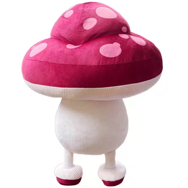 25cm Anime Delicious In Dungeon Peripherals Walking Mushroom Plush Figure Detachable Legs Doll Kwaii Toys  Birthday Gifts