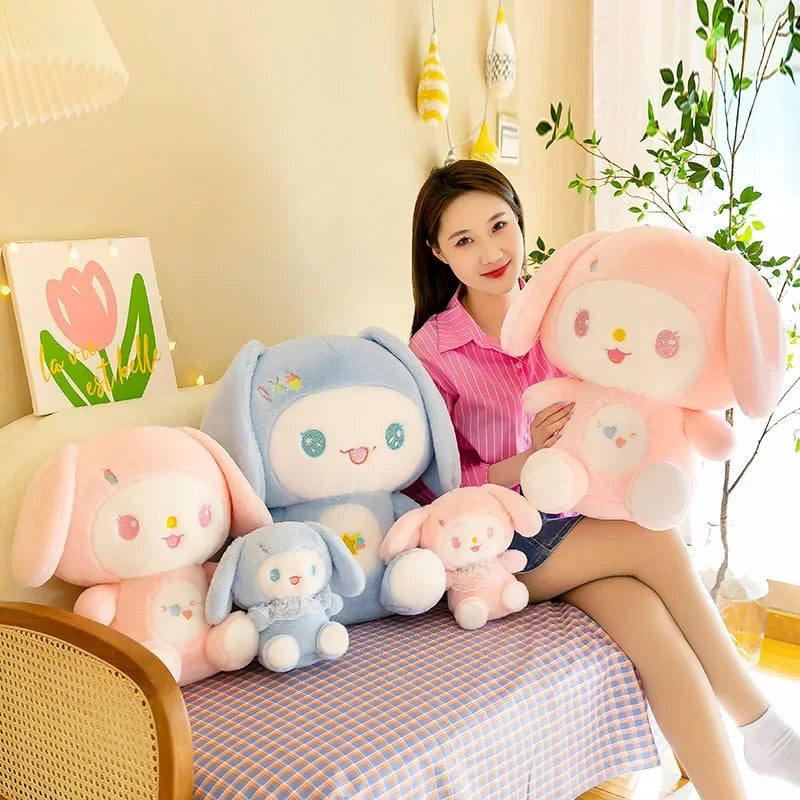 Miniso Sanrio 50cm My Melody Big Size Plush Doll Soft Stuffed Pillow Anime Figure Cartoon Room Decor Kid Xmas Couple Gifts