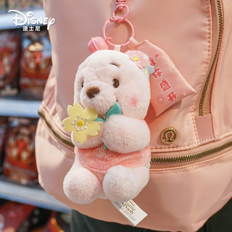 Disney Winnie the Pooh piglet Plush Toy Anime Cartoon & Cute Doll keyring Children's Toy Backpack Pendant Birthday Present