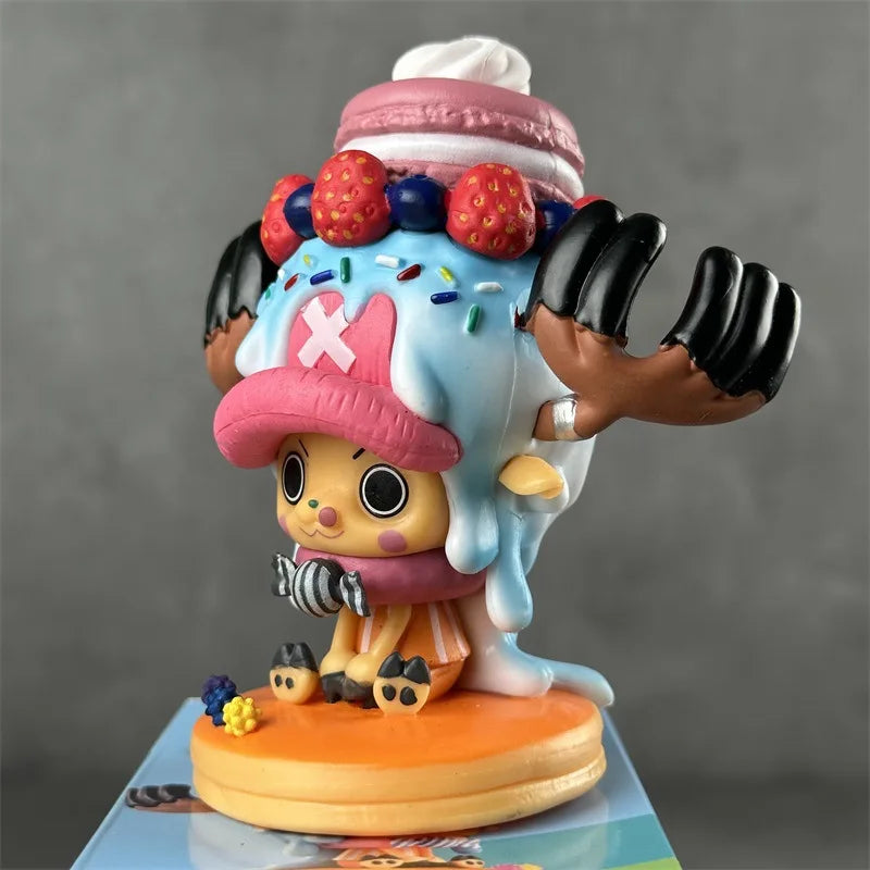 14cm Anime Figure One Piece Tony Chopper Candy and Crown Version Action Figure 15th Anniversary Collection Model Boys Toys