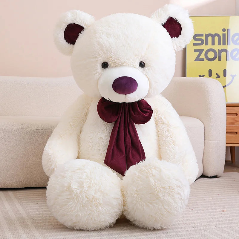 80/100cm Big Size Teddy Bear Plush Toy Stuffed Animals Dolls Kawaii Soft Pillow  Grilfriend Girl Birthday Valentines Day Gift