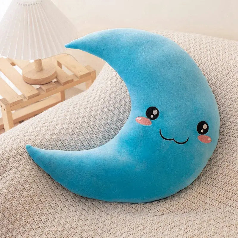 25cm-45cm New Sky Style Funny Smile Moon Soft Plush Toy Baby Cute Throw Pillow Comfort Dolls Home Decor Xmas Gift Kids