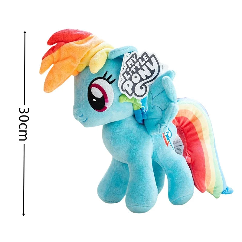 My Little Pony Plush Rainbow Dash Apple Jack Rarity Stuffed Dolls Fluttershy Pinkie Pie Toys Hobbies Collect Kids Xmas Gifts