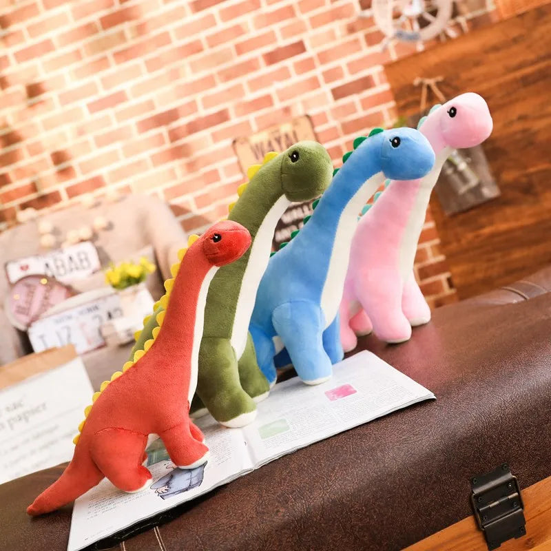 Cuddly Dinosaur Tanystropheus Stuffed Plush Toy 50/80cm Blue Green Pink Dino Doll Children Xmas Plushie Gift Birthday Brinqedos