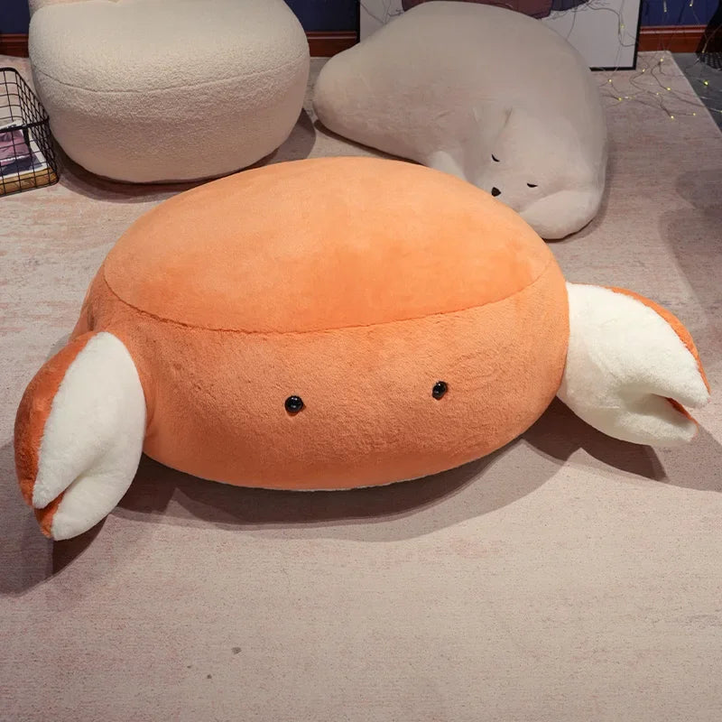 Cute Red Crab Plush Toys Stuffed Animals Doll Home Room Sea Food Shop Decor Baby Kids Boys Girls Children Adults Gifts Crafts