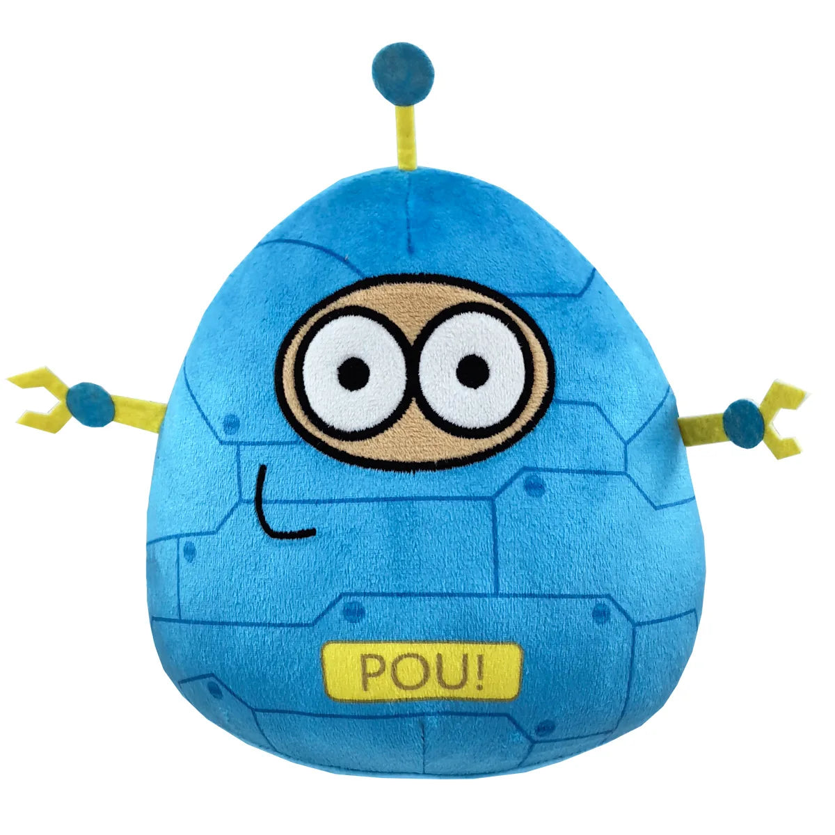 My Pet New Alien Pou Plush Cute Peripheral Triangle Square Brown Smiley Face Cute New Doll For Children Birthday Gifts Christmas