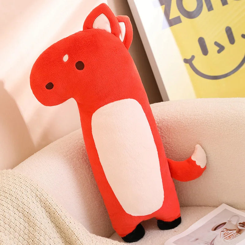 Long 60CM Huggable Super Soft Stuffed Animals Sleeping Pillow Plush Elephant&Deer&Foxes Toys Cushion Kids Appease Peluche