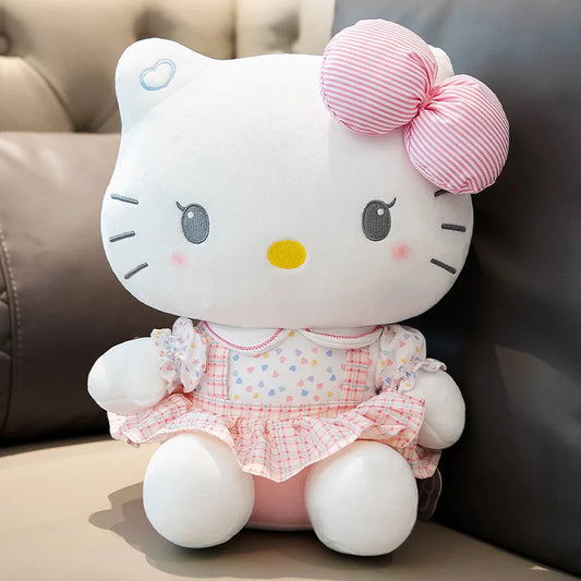 Sanrio Hello Kitty Anime Hello Kitty Stuffed Toys Plushier Soft Pillow Birthday Gifts For Girls Kawaii Hello Kitty Plush Dolls