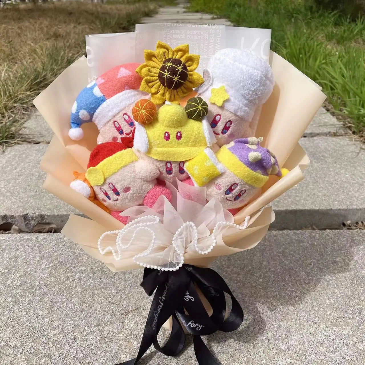 Anime Kawaii Star Kirby Plush Bouquet Gift - Plushy Mart