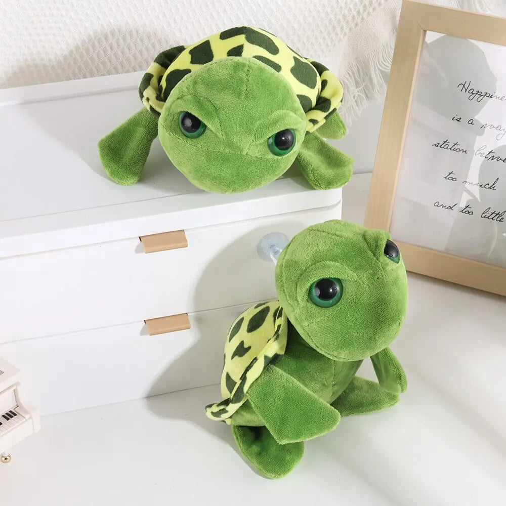 1 Pcs Turtle Plush Toy Big Eye Green Plush Doll Stuffed Animal Turtle Toys