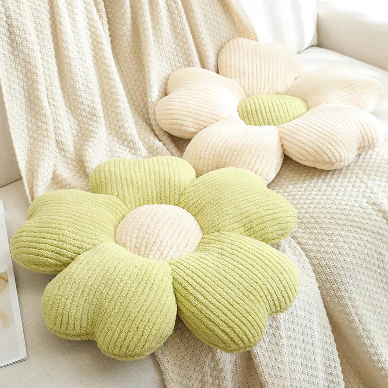 65cm Colorful Cherry Petal Plush Pillow Stuffed Plant Flower Plushie Cushion Girl's Living Bedroom Home Decorative Pillows