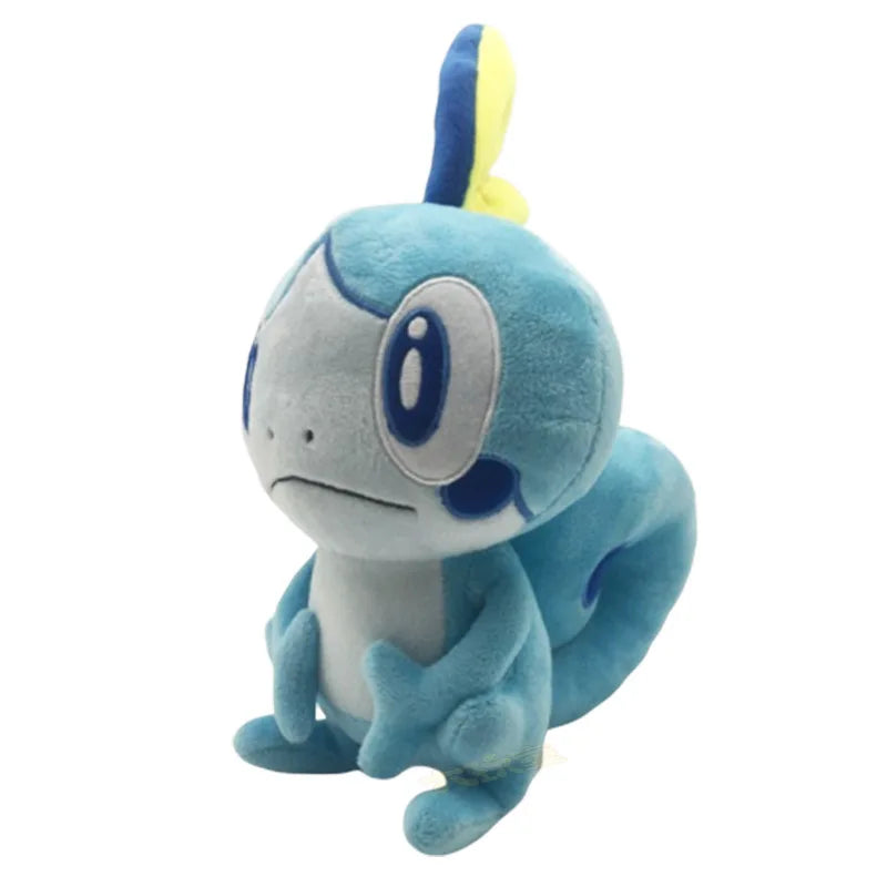 Pokemon Sword, Shield, and Three Houses Knocking Sound Monkey Tears Eye Lizard Flame Rabbit Plush Doll Rabbit Monkey Lizard Doll