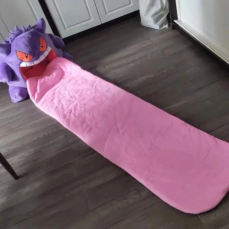 Pokemon Gengar Big Tongue Plushies Anime Peripheral Big Size Gengar Sleep Pillow Dual Purpose Nap Blanket Stuffed Plush Toy Doll