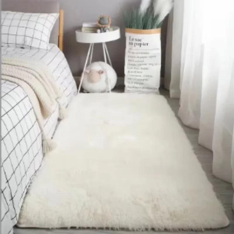 Thickened Household Floor Carpets Window Bedside Home Decor Rugs Soft Velvet Mat Thick Carpet for Living Room Plush Rug