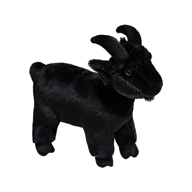 30/40cm Ranch Animal Series Soft Cute Simulation Black White Goat Mountain Lifelike Plush Toys Doll Kid Children Halloween Gift