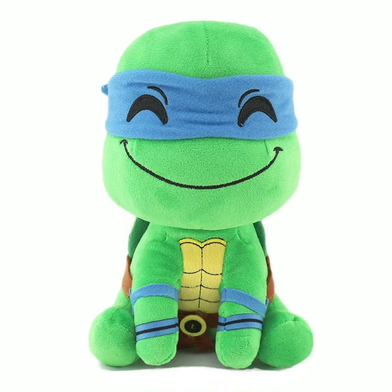 4style Hot Anime Figures Teenage Mutant Ninja Turtles Sitting Posture Plush Doll Anime Toy Children Cute animals boys Gifts