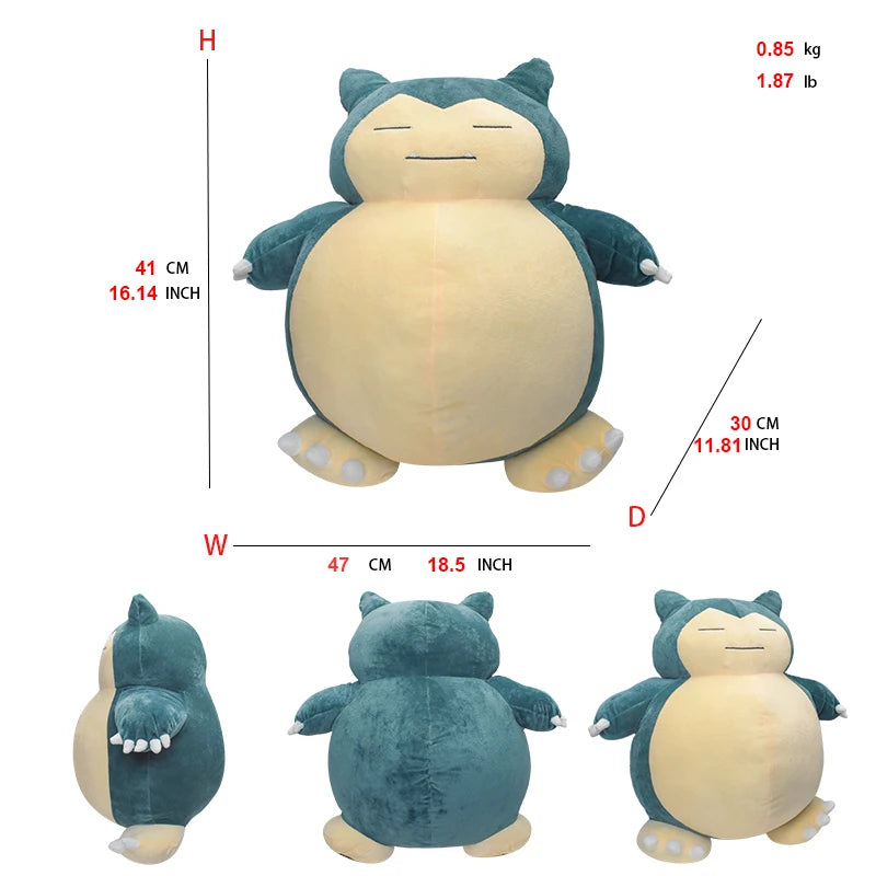 Pokemon Ivysaur Mewtwo Appletun Psyduck Milotic Solgaleo Plush Toy Soft Stuffed Animal Dolls Lucario Wailord Charizard Big Size