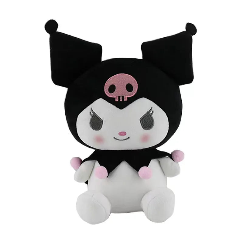 Hot 25cm Kawaii Sanrio Kuromi My Melody Cinnamoroll Plush Toys Doll Pillow Anime Cartoon Kids Gifts Room Decoration Dolls