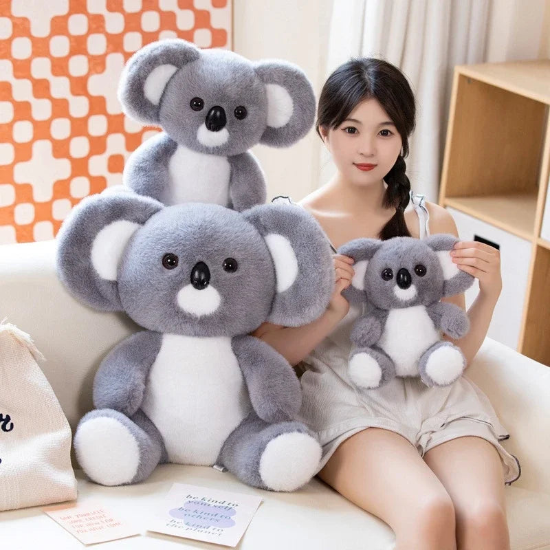 Adorable Australia Koala Plush Toy Stuffed Lifelike Animal Koala Doll Baby Kids Room Decor Pillow Christmas Birthday Gift