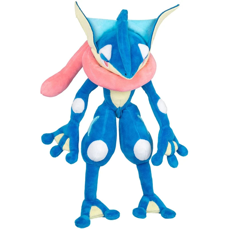 TAKARA TOMY 30cm Cute Pokemon Greninja Plush Toy Stuffed Anime Lovely Ninja Frog Doll Collect Plushies Xmas Gift