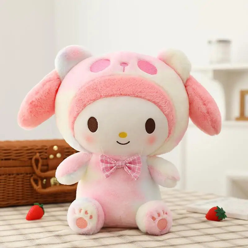 Surrounding Toys: Kuromi Cinnamoroll Meiledi Series Plush Toys Sanli Fighting Doll Pillow Birthday Gift Wholesale Cute And Fun