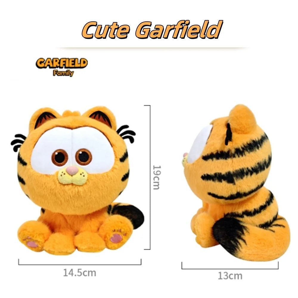 8 Styles GARFIELD Original Cute Plush Toy Soft Cat Stuffed Doll Cartoon Plushie Keychain Pendant for Boys Girls Birthday Gift