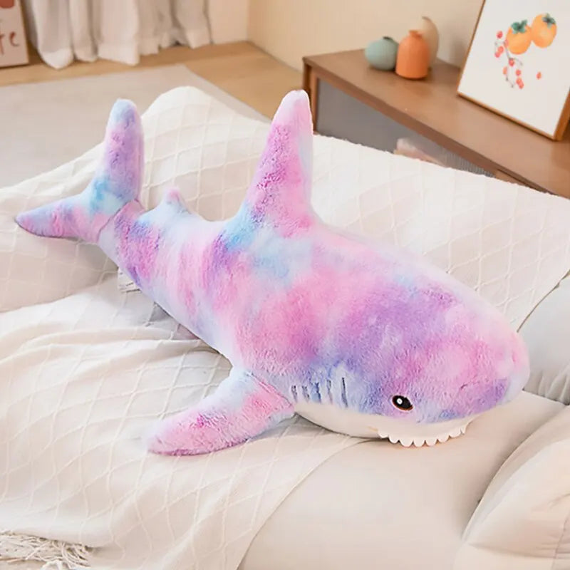 1pc 30cm Shark Stuffed Romantic Purple Animal Soft and Cute Plush Toy Accompanying Kids to Sleep Gift Interior Decoration