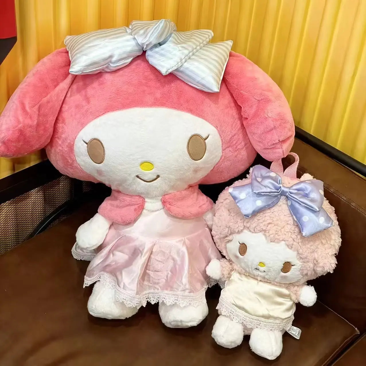 Lovely My Melody Plush Toy Soft Cuddly Stuffed Anime Plushies My Sweet Piano Doll Backpack Japanese Style Throw Pillow Xmas Gift