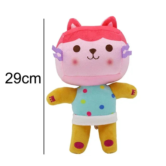 Gabby Dollhouse Plush Toy Mercat Cartoon Stuffed Animals Mermaid Car Cat Plushie Doll Kids Birthday Christams Gifts