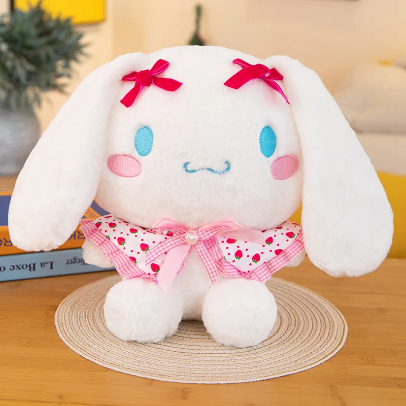 Sanrio 25Cm Anime Kuromi Toys Kawaii Mymelody Cinnamorol Plush Soft Stuffed Animals Doll Plushie Pillow Xmas Gift Decor