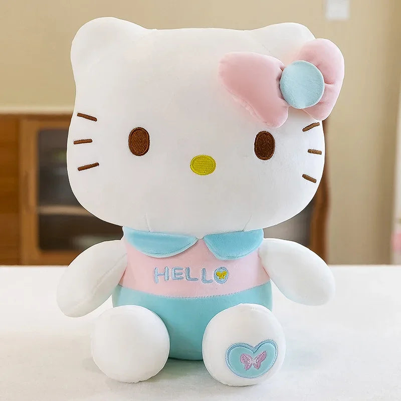 85cm Big Size Sanrio Hello Kitty Throw Pillow Stuffed Toys Anime Cat Plush Toys Plushie Kids Gifts Children Dolls for Girls Boys