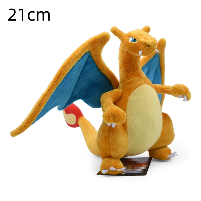 Pokemon Anime Figure Mega Evolution Charizard X Y Plush Toy Kawaii Charmander Stuffed Animal Peluche Doll Festival Gift