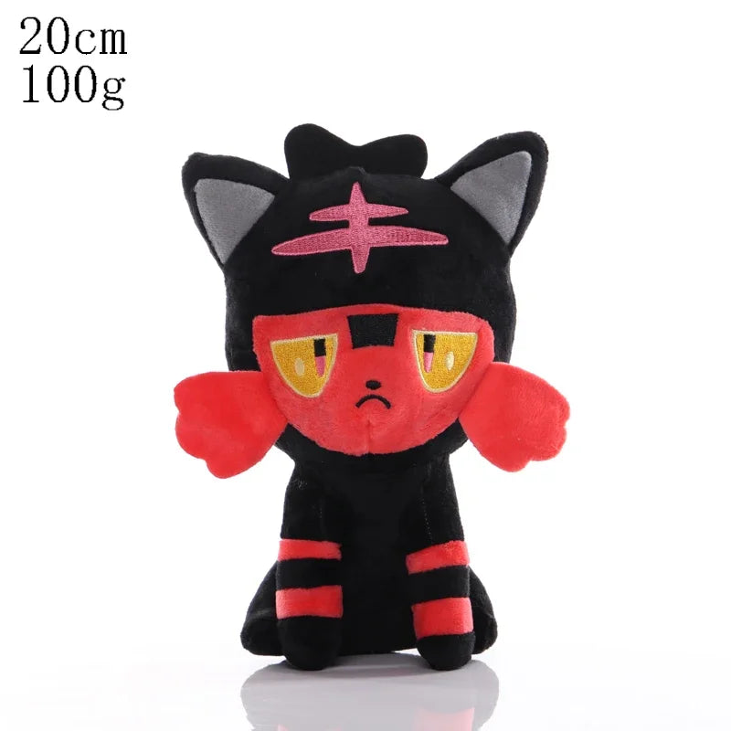 Pokemon Anime Figure Incineroar Litten Plush Toys Soft Torracat Stuffed Animals Cartoon Doll ChristmasToy Hobbies Baby Kid Gifts