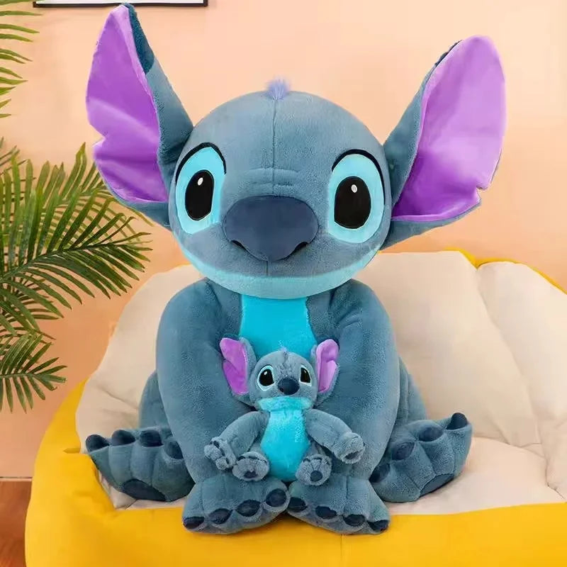 80cm Giant Size Disney Lilo&Stitch Plush Stuffed Dolls Cartoon Animal  Sleeping Pillow Softmaterial Toys Children Xmas Gifts