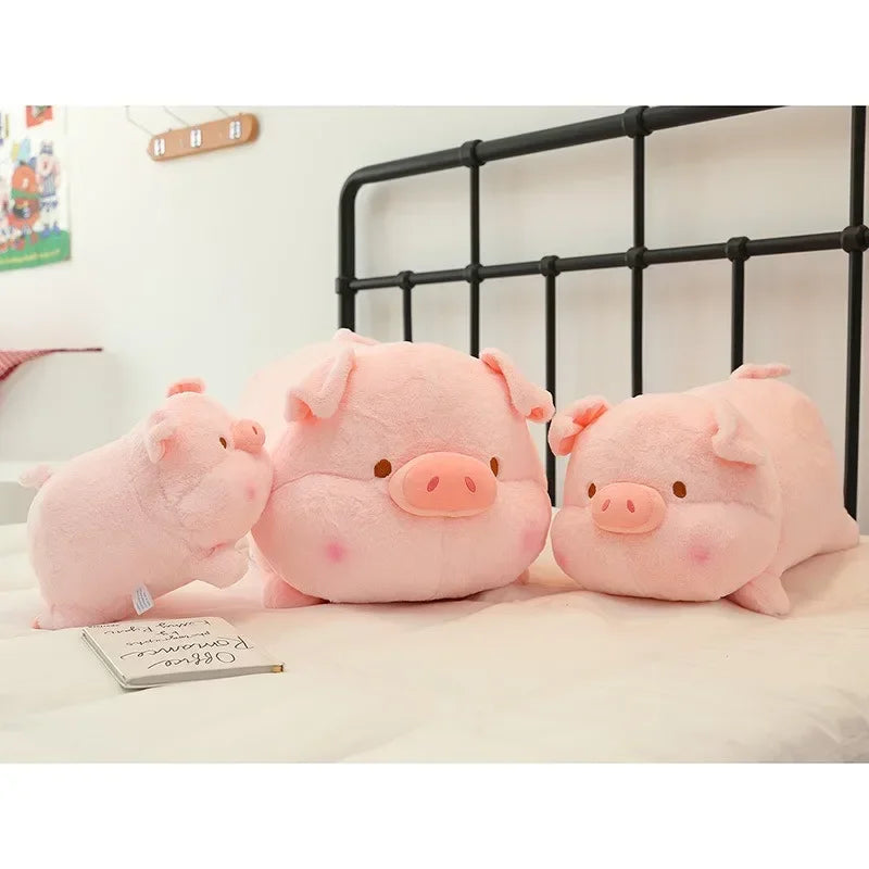 Funny Pig Doll Plush Toys Lying Pig Doll Sleep Pillow Girls Children Cloth Dolls Cartoon Flush Pig Doll Toys Girls Gift Toy